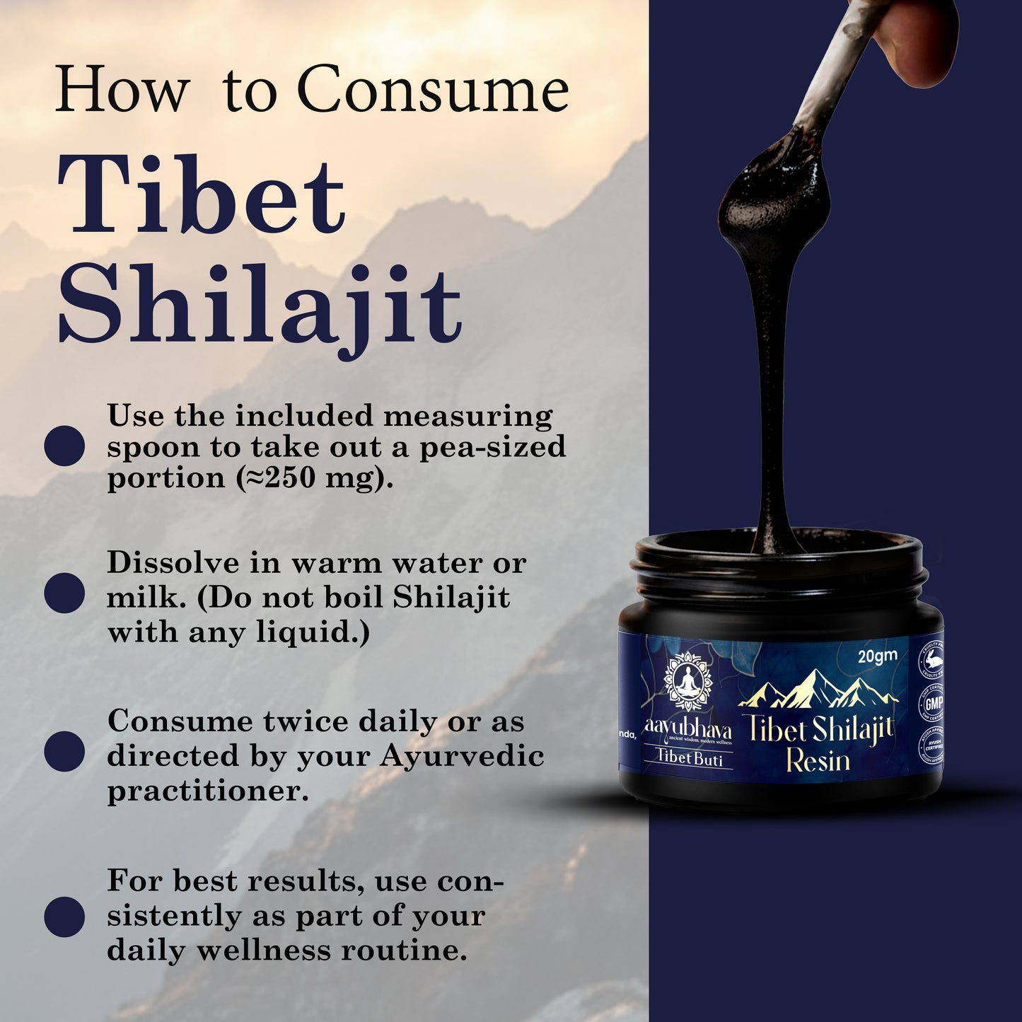 Tibet Shilajit Resin (Hand-Processed for Maximum Potency)