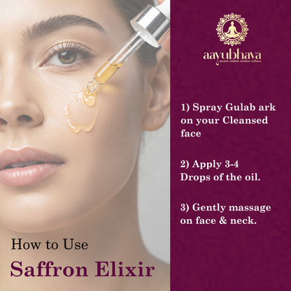 Saffron Elixir Kumkumadi Serum - "Timeless Glow"