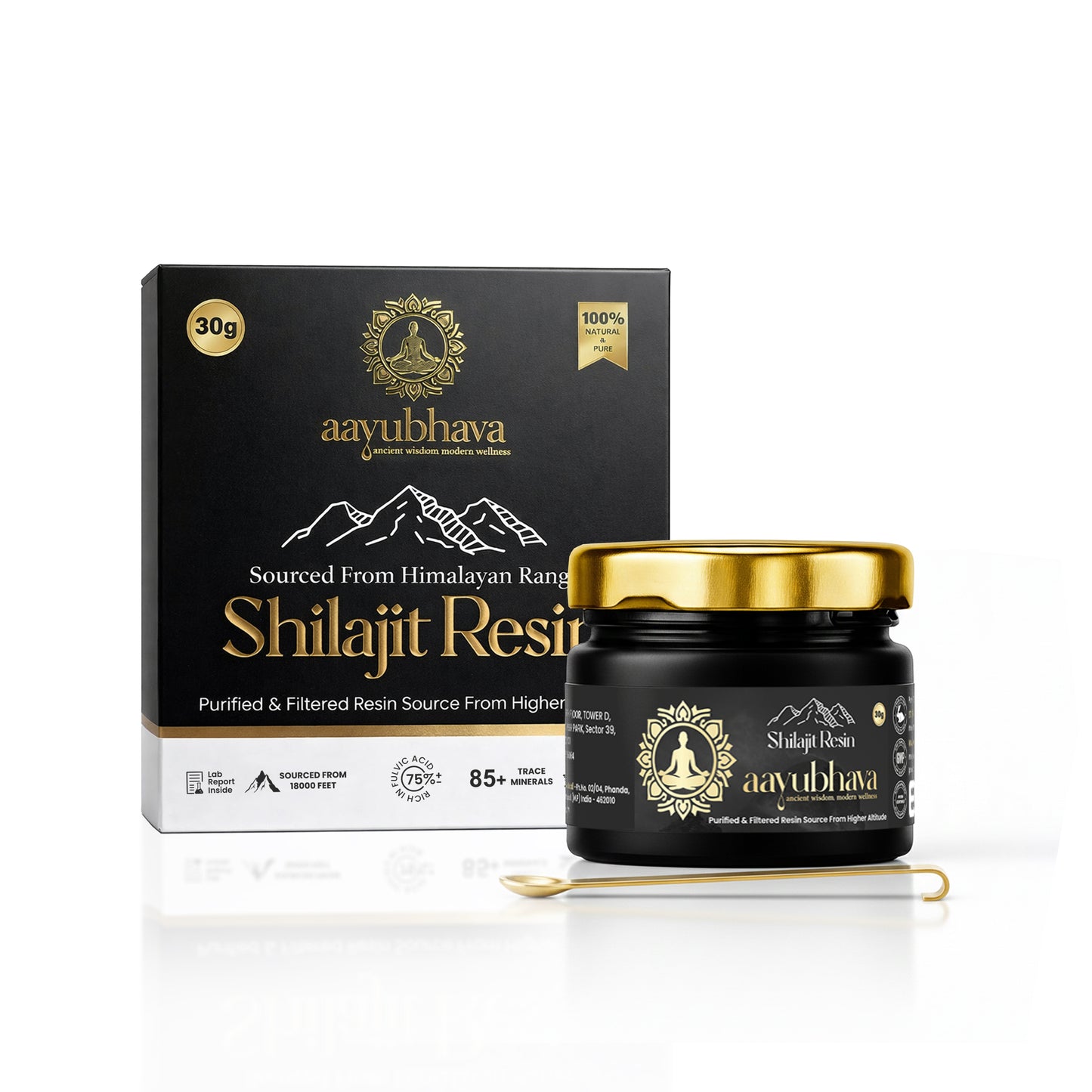 Himalyan Shilajit Resin (Hand-Processed for Maximum Potency)